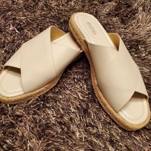 NWOT Michael Kors Linden Slide Sandals